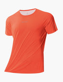 Men's Mountain Breeze Trail T-Shirt in Orange Red