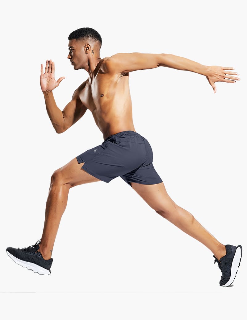 Men's Running Daily Training Shorts in Dark Grey