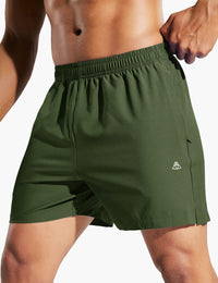 Men's Running Daily Training Shorts in Deep Green