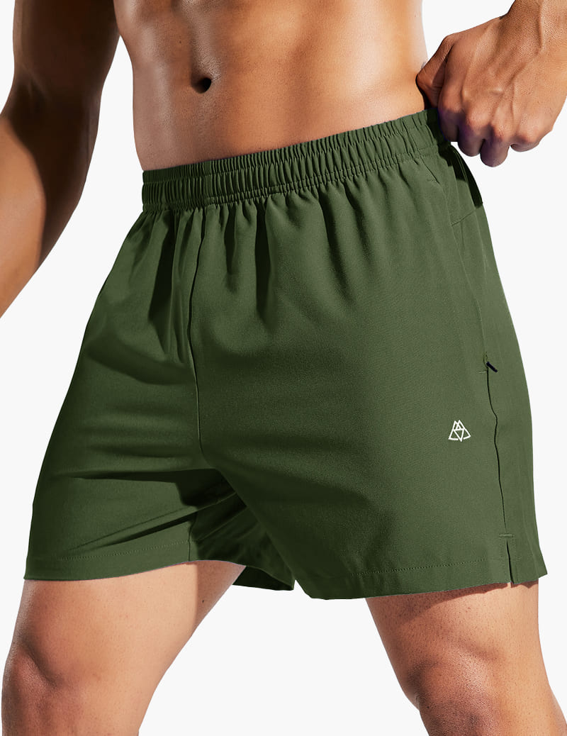 Men's Running Daily Training Shorts in Deep Green