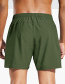 Men's Running Daily Training Shorts in Deep Green
