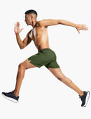 Men's Running Daily Training Shorts in Deep Green