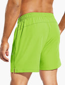 Men's Running Daily Training Shorts in Lemon Green