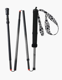 haimont Poles Gray / 110CM Ultralight Carbon-Aluminum Trekking Pole - Pair