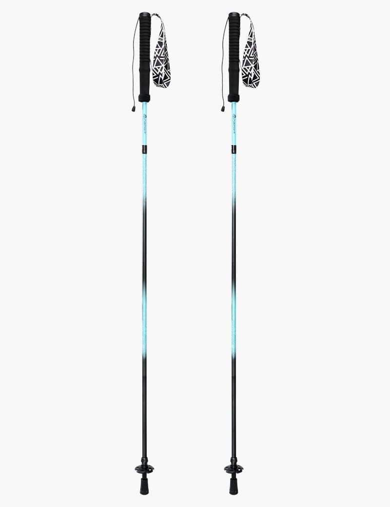 Ultralight Carbon-Aluminum Trekking Pole in Black Blue