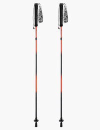 Ultralight Carbon-Aluminum Trekking Pole in Black Red