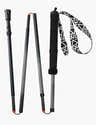 Bâtons De Trekking Pliables Légers - Carbone/aluminium - Poignées Liège Antidérapantes - Longueur Réglable - Pour Randonnée Et Marche Nordique - 3