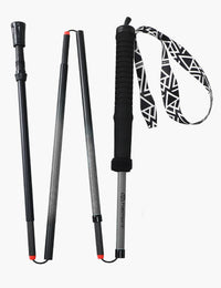 Ultralight Carbon-Aluminum Trekking Pole in Gray