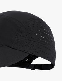 Unisex Foldable UV Blocking Cap in Black