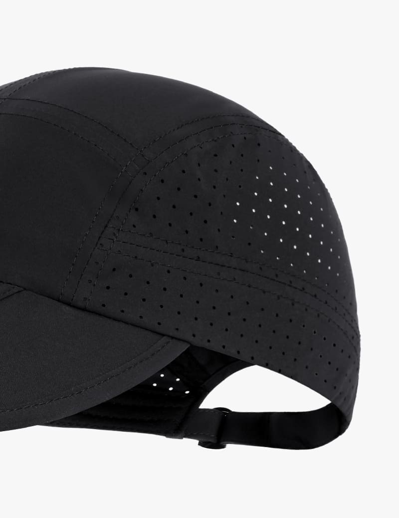 Unisex Foldable UV Blocking Cap in Black