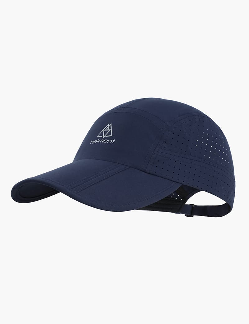 Unisex Foldable UV Blocking Cap in Navy