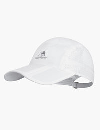 Unisex Foldable UV Blocking Cap in White
