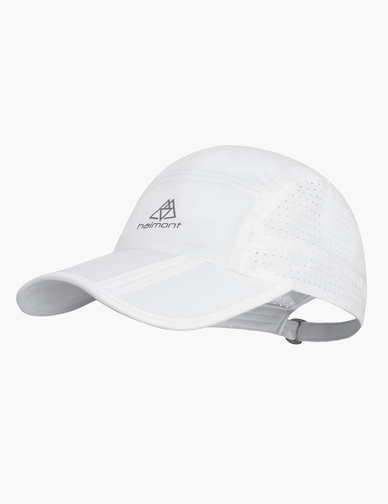 Unisex Foldable UV Blocking Cap in White