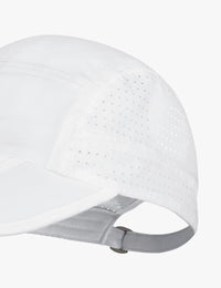 Unisex Foldable UV Blocking Cap in White