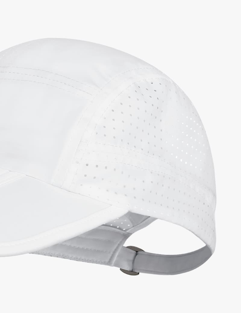 Unisex Foldable UV Blocking Cap in White