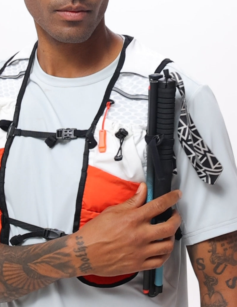Unisex UltraLight 5L Hydration Running Vest in Orange
