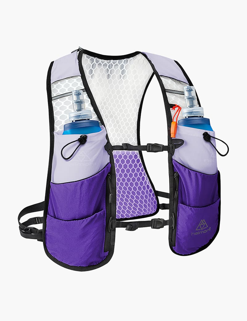 Unisex UltraLight 5L Hydration Running Vest in Purple