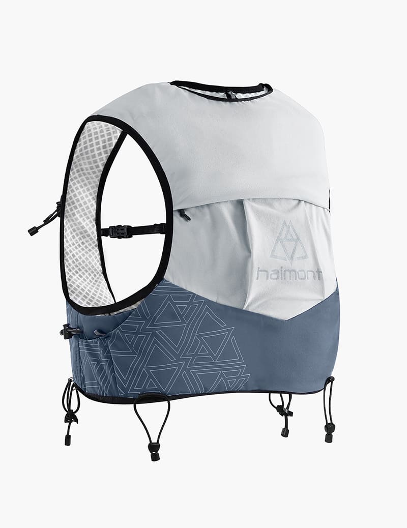 Unisex UltraLight 8L Pro Running Vest in Grey