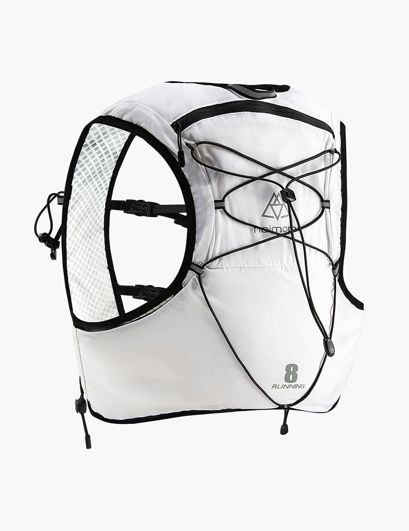 Unisex UltraLight 8L Trail Running Vest in White