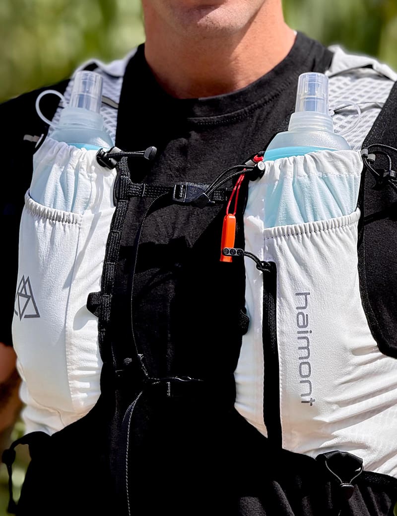 Unisex UltraLight 8L Trail Running Vest in White