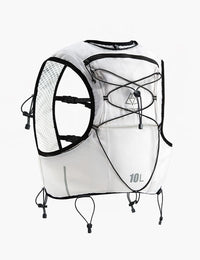 Unisex Ultra 10L Trail Running Vest in White