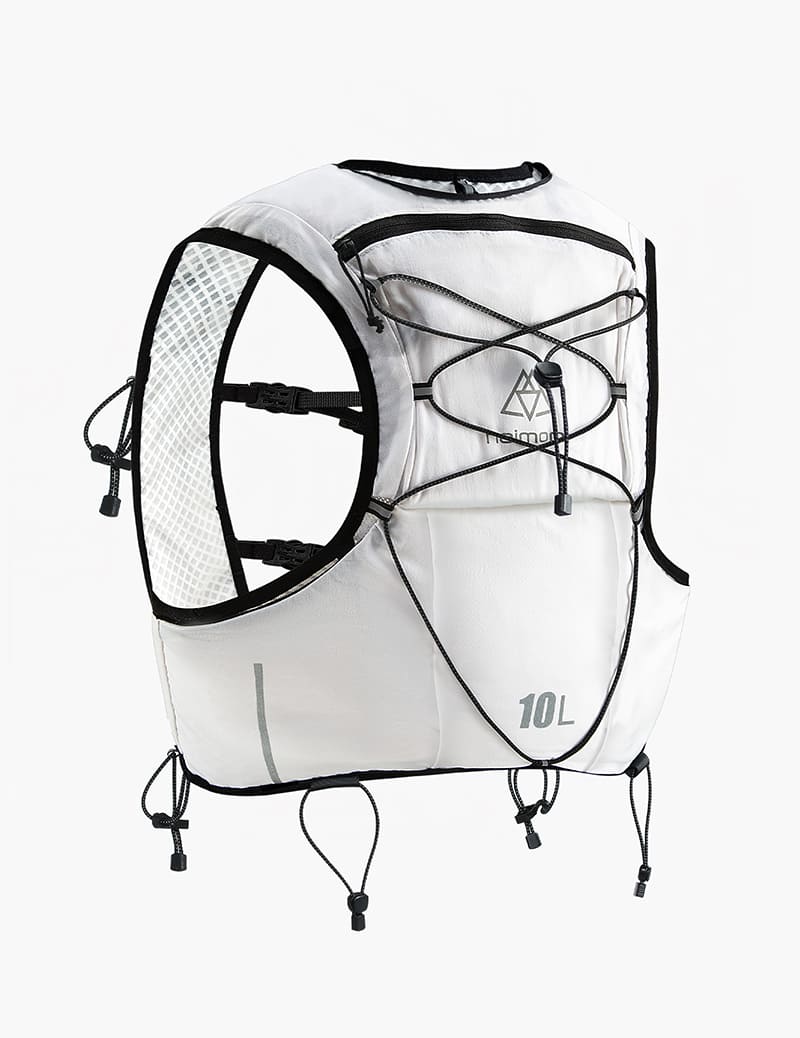 Unisex Ultra 10L Trail Running Vest in White