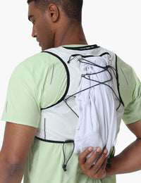 Unisex Ultra 10L Trail Running Vest in White