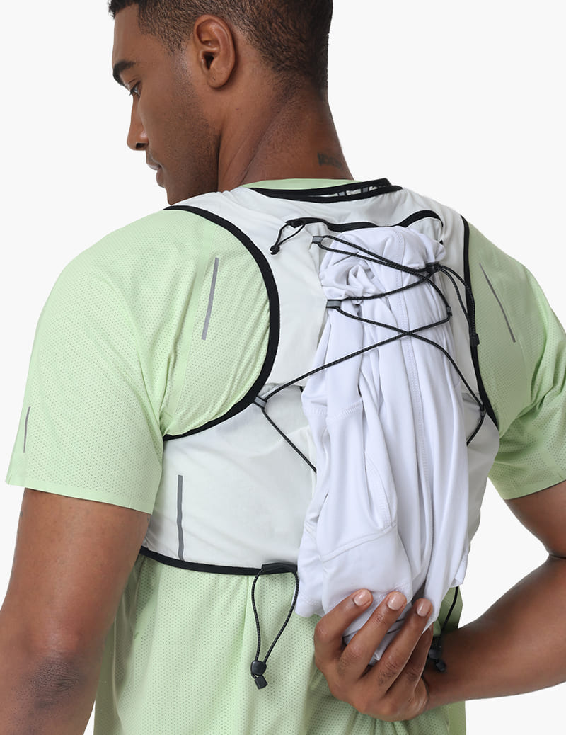 Unisex Ultra 10L Trail Running Vest in White