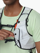 Unisex Ultra 10L Trail Running Vest in White