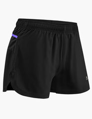 Women's 2 in 1 Quick Dry Trail Running Shorts in Black