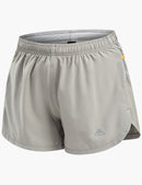Women's 2 in 1 Quick Dry Trail Running Shorts in Gray