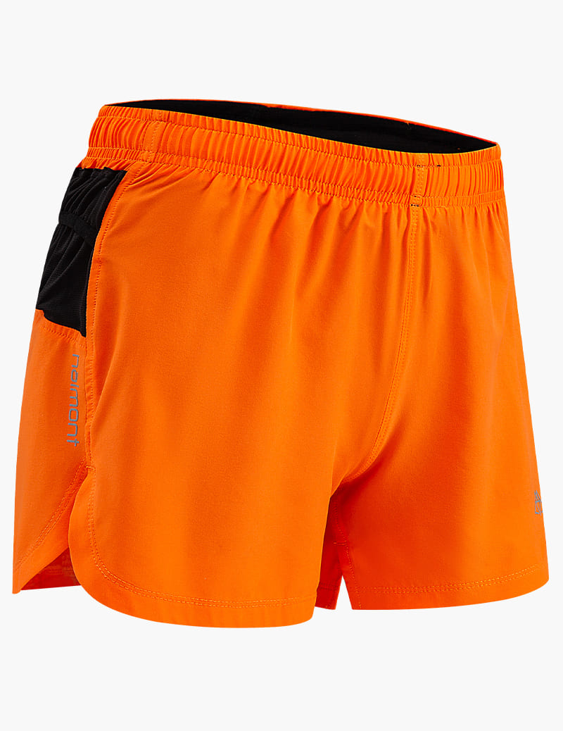 Women's 2 in 1 Quick Dry Trail Running Shorts in Orange