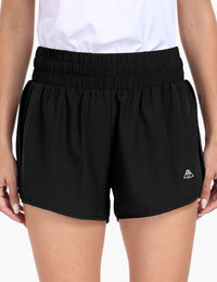Women's 2 in 1 Trail Running Shorts in Black