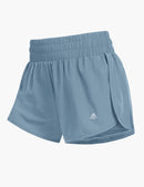 Women's 2 in 1 Trail Running Shorts in Blue Grey