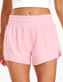 Women's 2 in 1 Trail Running Shorts in Light Pink
