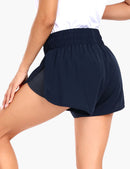 Women's 2 in 1 Trail Running Shorts in Navy Blue