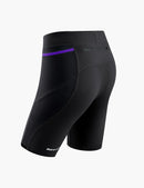 Women's Compression Trail Running Shorts in Black