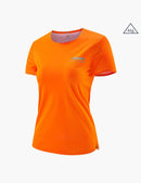 Women's Ultralight Trail Running Shirts in Orange