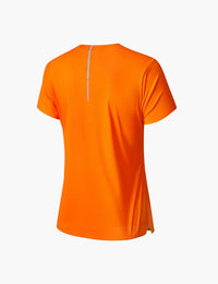 Women's Ultralight Trail Running Shirts in Orange