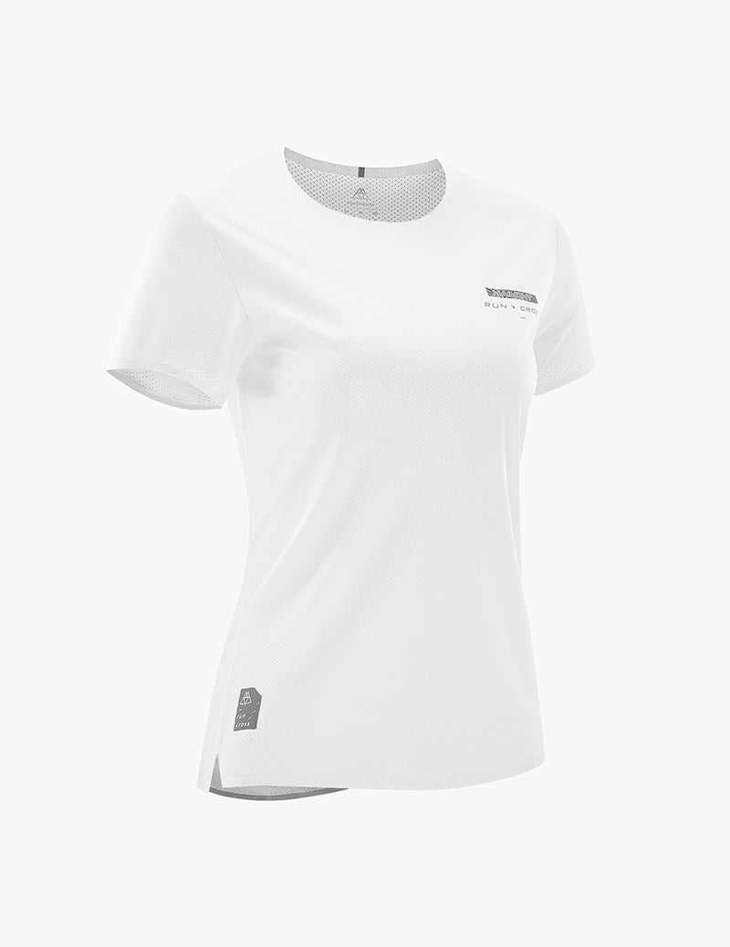 Women's Ultralight Trail Running Shirts in White