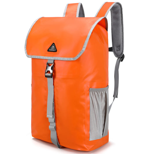 Roll-top Dry Backpack Waterproof Dry Bag Flap Closure