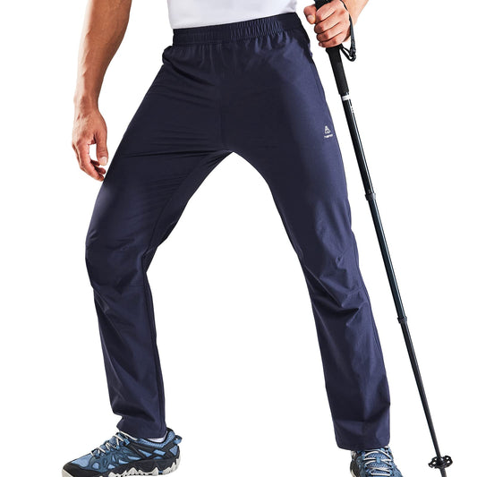 Men's Lightweight Hiking Stretch Pants Quick Dry Nylon Pants