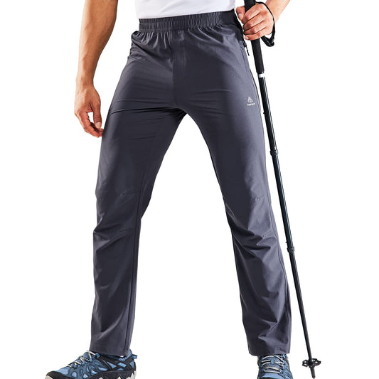 Men's Lightweight Hiking Stretch Pants Quick Dry Nylon Pants
