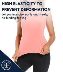 Women Athletic Tanks Tops Sleeveless UPF 50+ Sun Shirts
