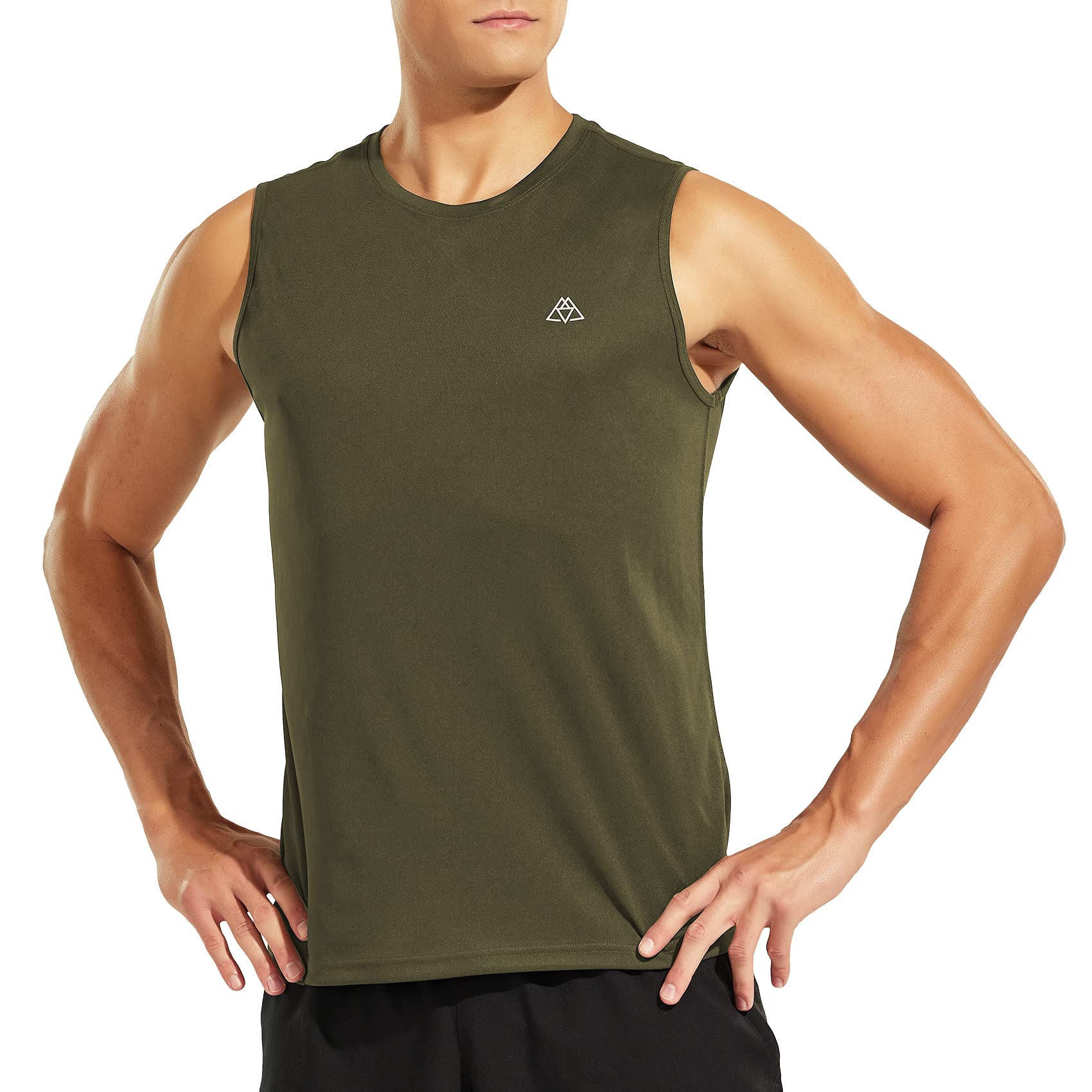 Haimont Men's Sleeveless Athletic Shirts Dry Fit Tank Top