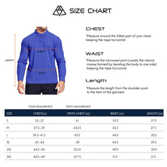 Men's Cotton Polo Shirts Long Sleeve Golf Casual Shirt