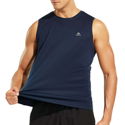 Men's Sleeveless Workout Athletic Shirts Dry Fit Tank Top