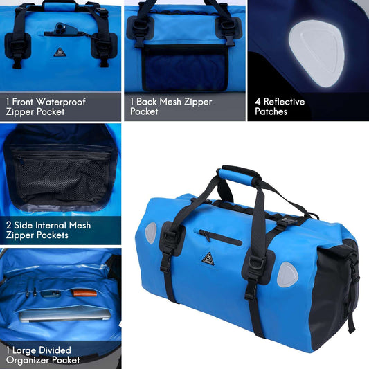 Motorcycle Dry Bag Roll-top Waterproof Duffel Bag