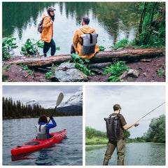 Waterproof Backpack Roll Top Dry Bag with Laptop Pocket