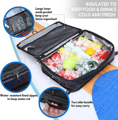 Paddle Board Cooler SUP Deck Cooler Bag Waterproof